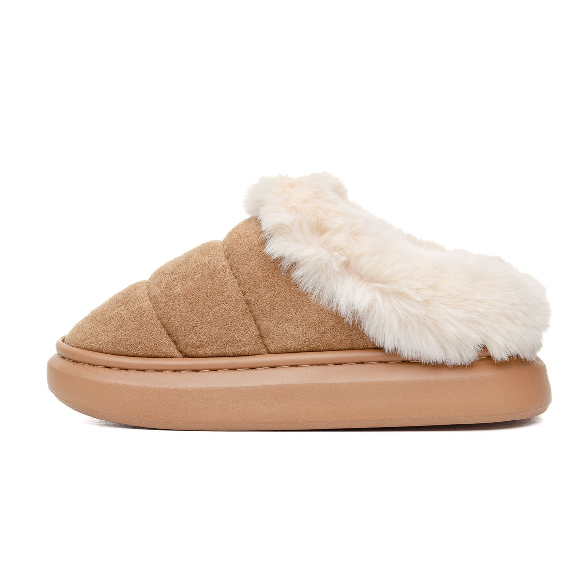 Pantofla dimërore për gra 094557 Kafe