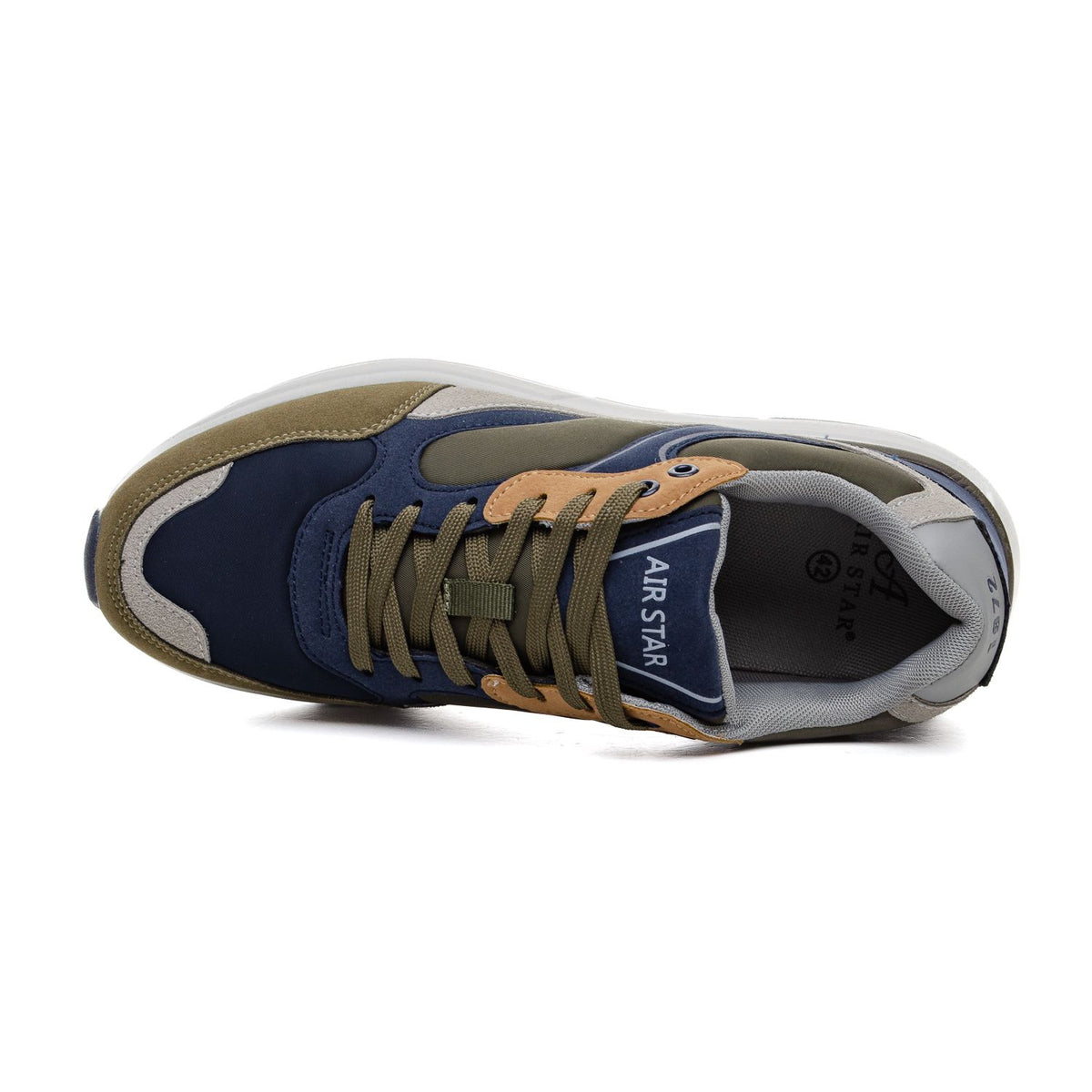 Këpucë për burra 014256 E gjelbër/Blu e errët