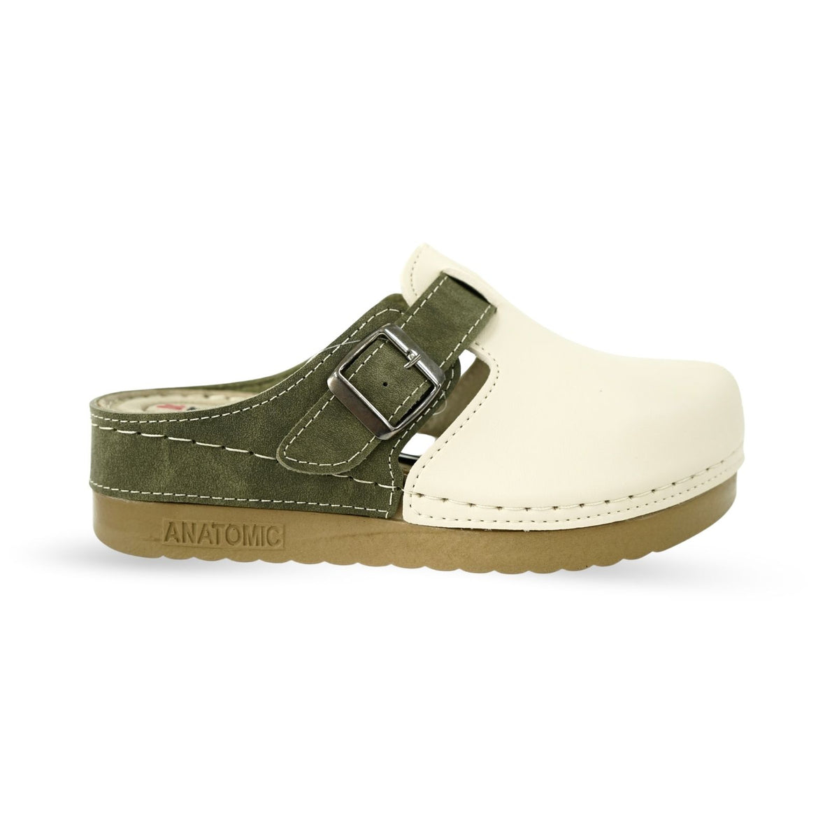 Женска Кломпа 154182 Beige-Khaki