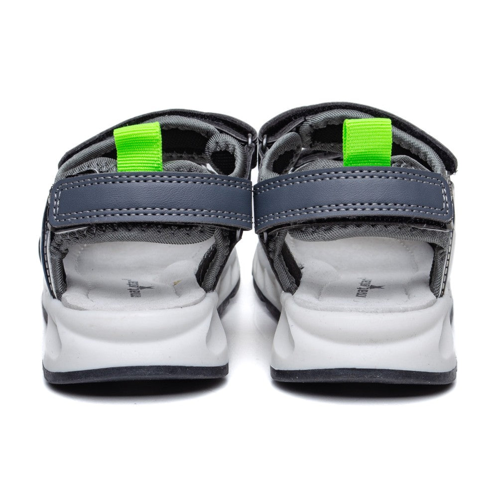 Sandale për fëmijë 018364 Grey/Green
