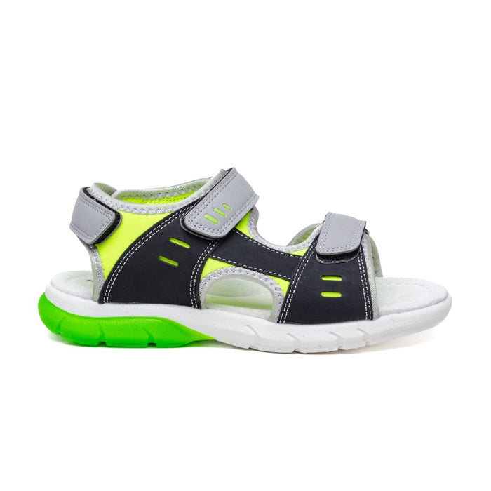 Sandale për fëmijë 018363 Light Grey/Green